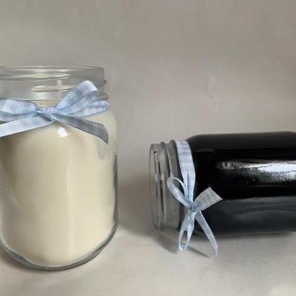 Clean Linen White Candle-pint sized..