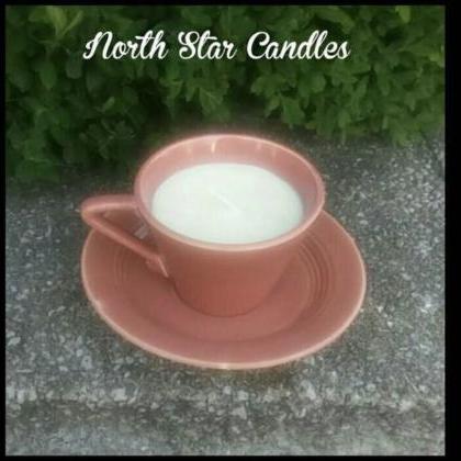 Vanilla Tea Cup Candle-soy candle-v..