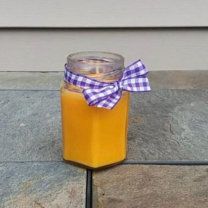 Lemon Scented Soy Candle-candles wi..