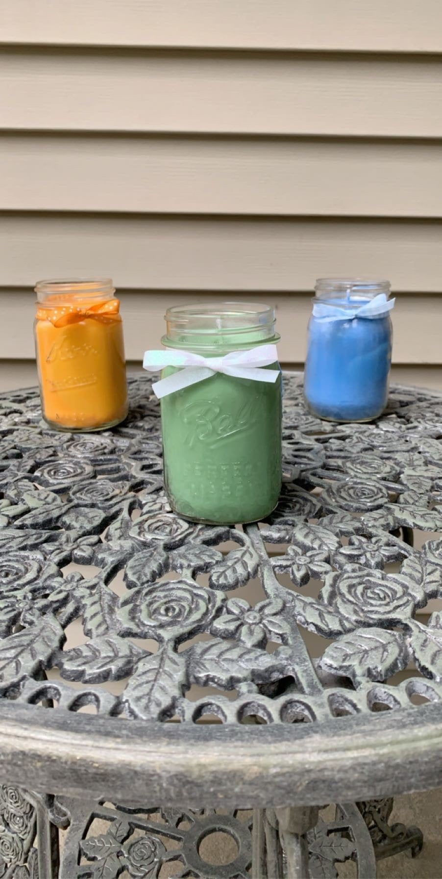 Yellow + Blue = Green soy candles-candle sets-spa candles-gifts for her-housewarming gifts-rustic-home decor-weddings-scented candles