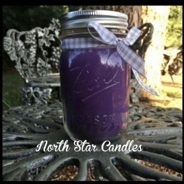Lavender Soy Candle-homemade candles-candles with wicks-mason jar candles-purple-scented candles-wedding decorations-gifts for her-spa scent