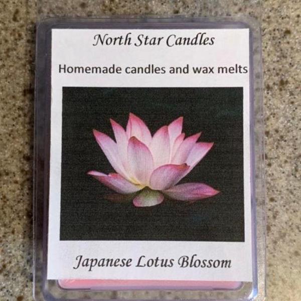 Japanese Lotus Blossom wax melts-soy wax melts-pink wax melts-Japan-pastel wax melts-spa scents-party favors-customizable wax melts-wedding